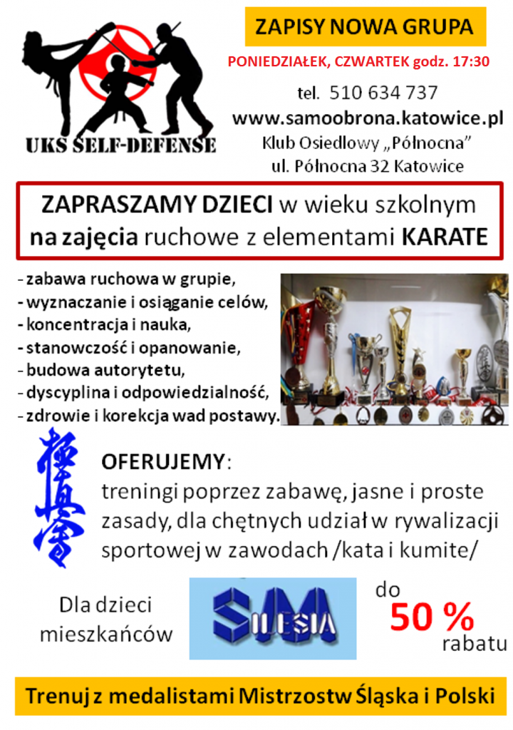 karate dzieci zaproszenie