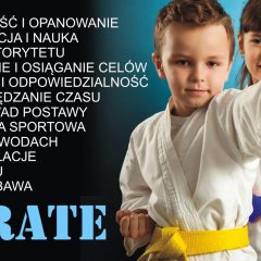 PLAKAT KARATE SAMOOBRONA NOWY dfzieci